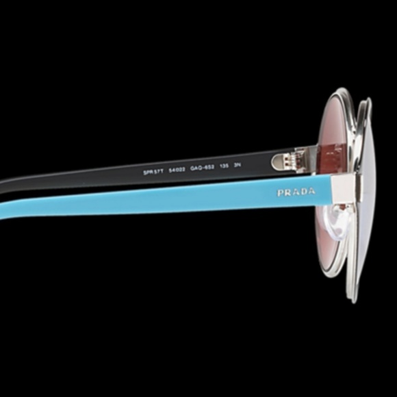 Prada Mirrored Round Sunglasses - Picture 5 of 8